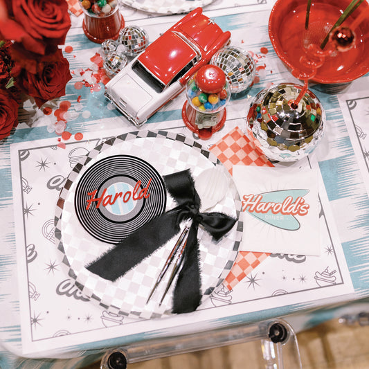 Vintage Vinyl Record Place Card