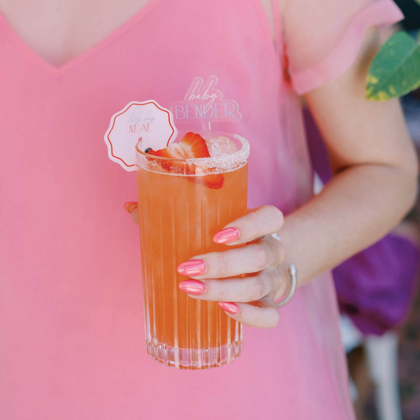 Baby Name Drink Stirrer