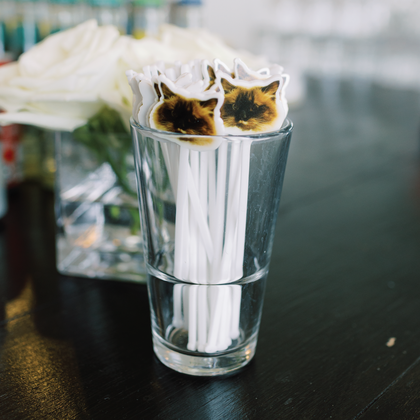 Custom Cat Drink Stirrer