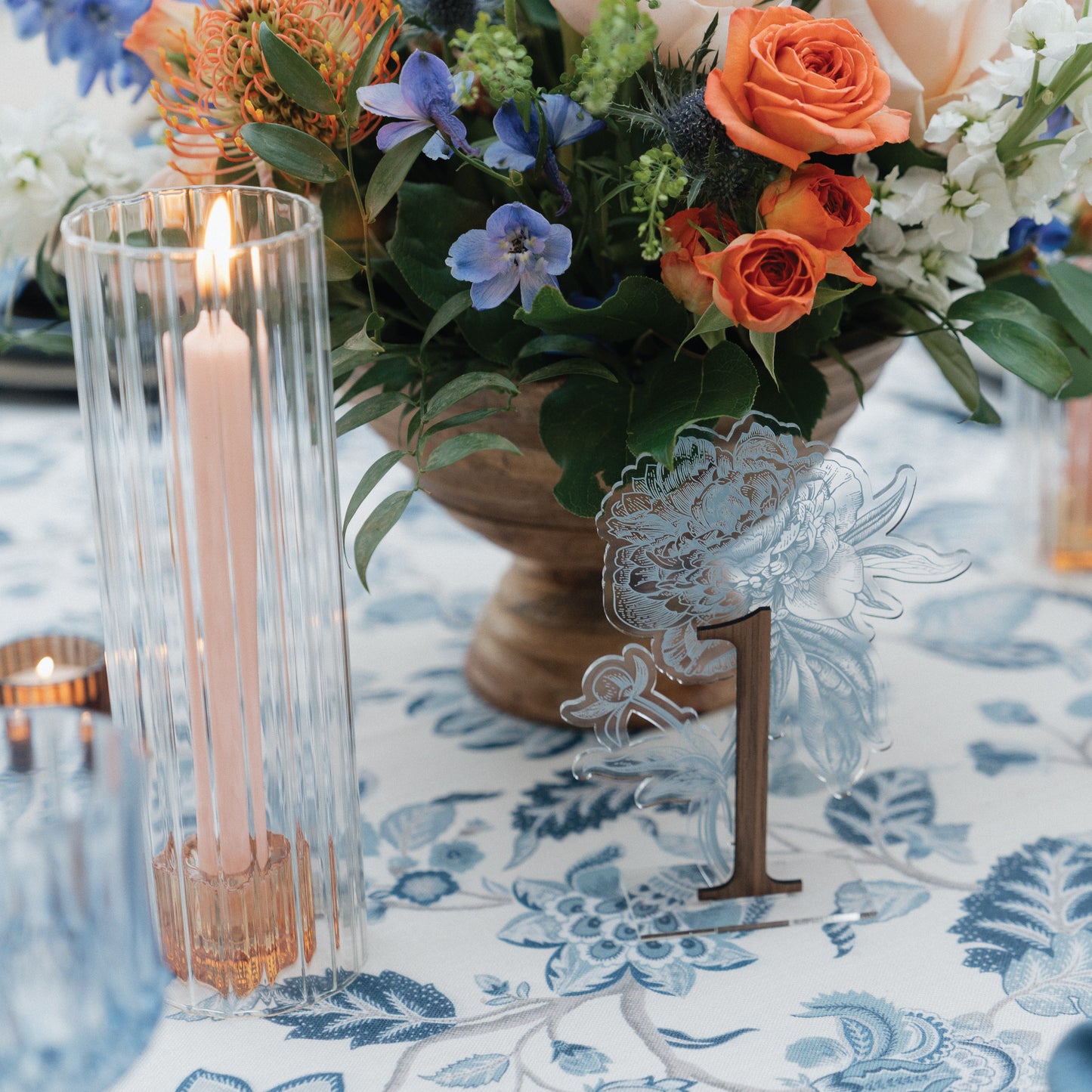 Floral Table Numbers