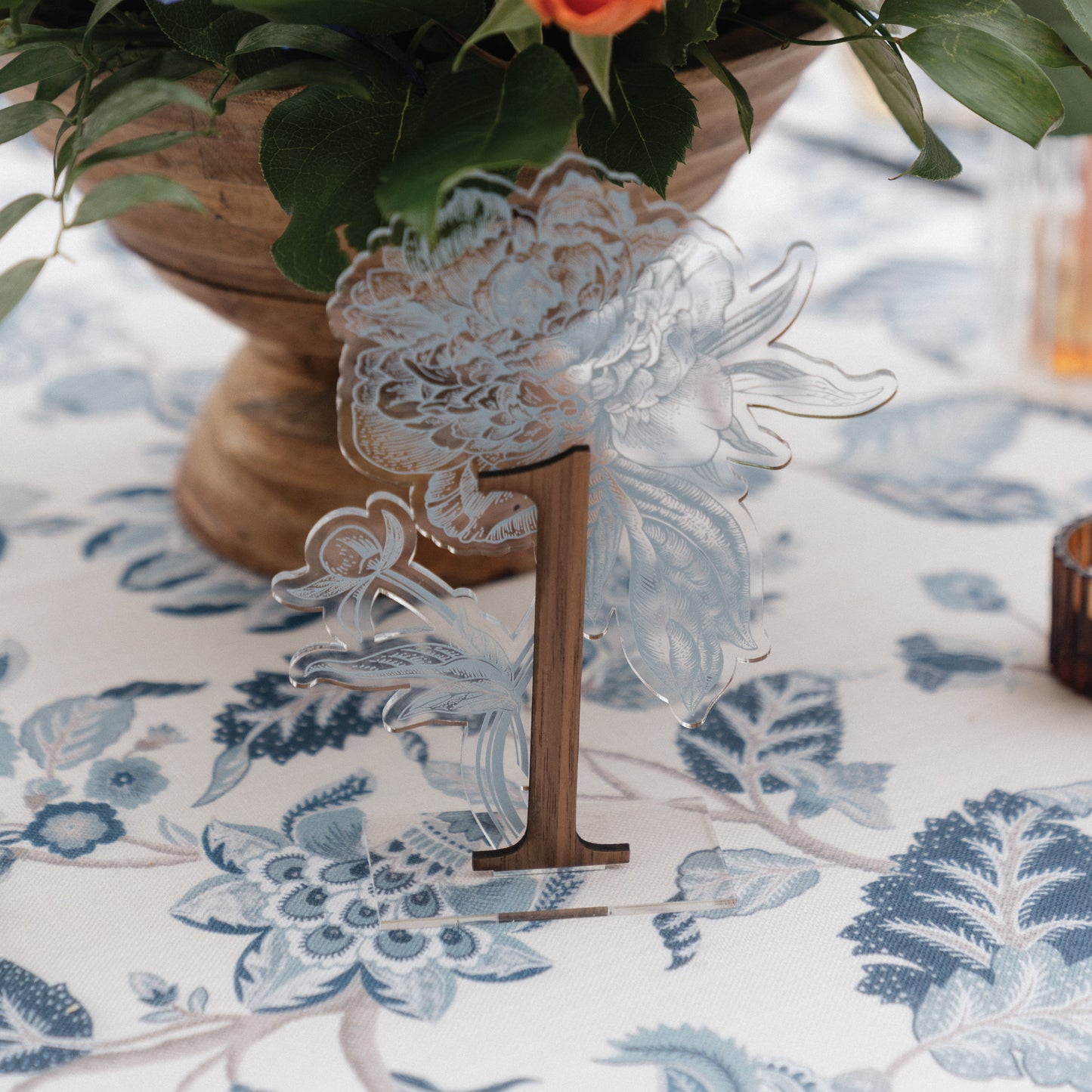 Floral Table Numbers