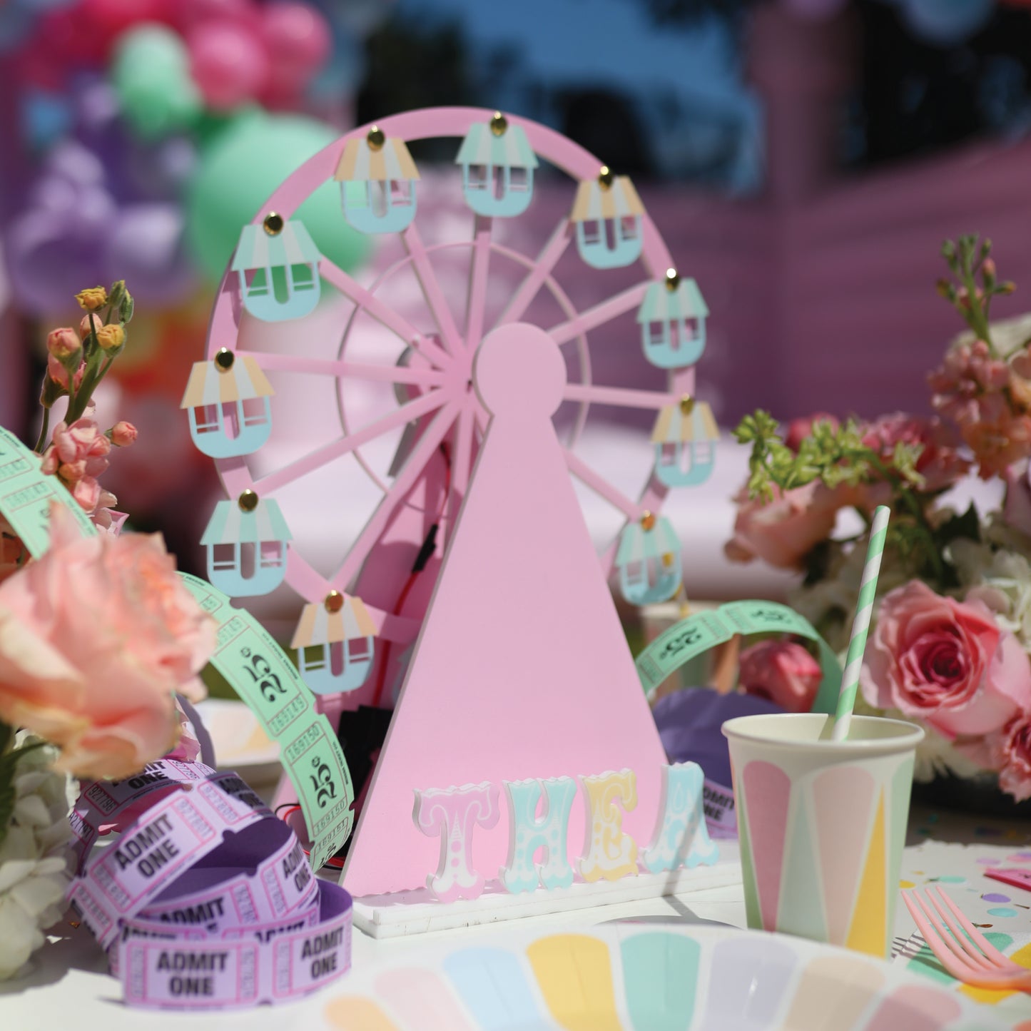 Motorized Ferris Wheel Centerpiece