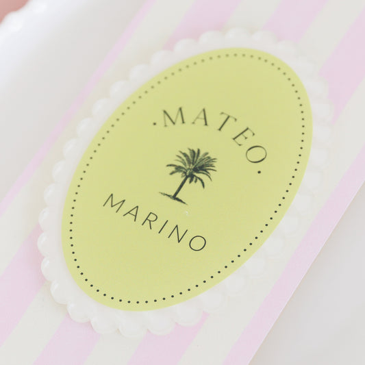 Amelie Collection - Scalloped Edge Acrylic Place Card