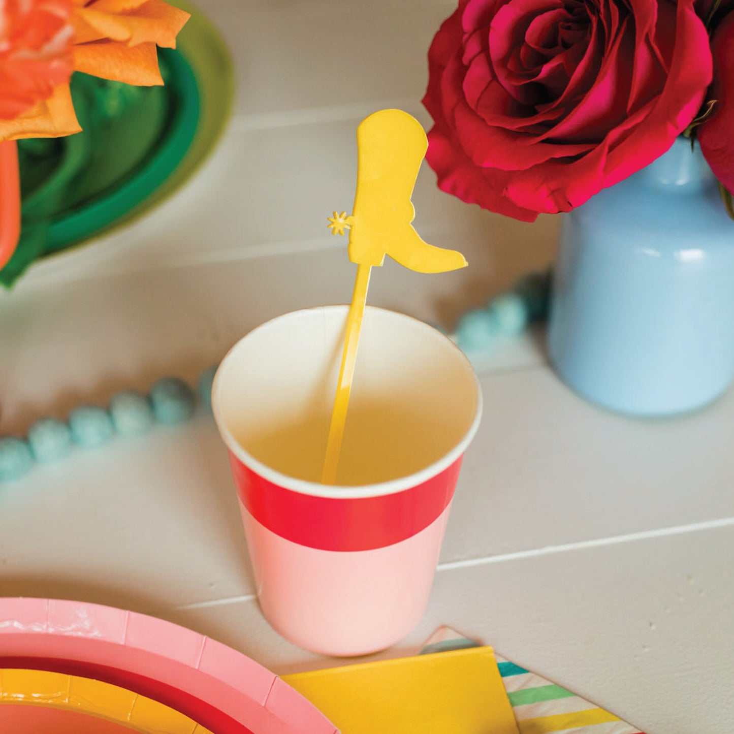 Cowboy Boot Drink Stirrer