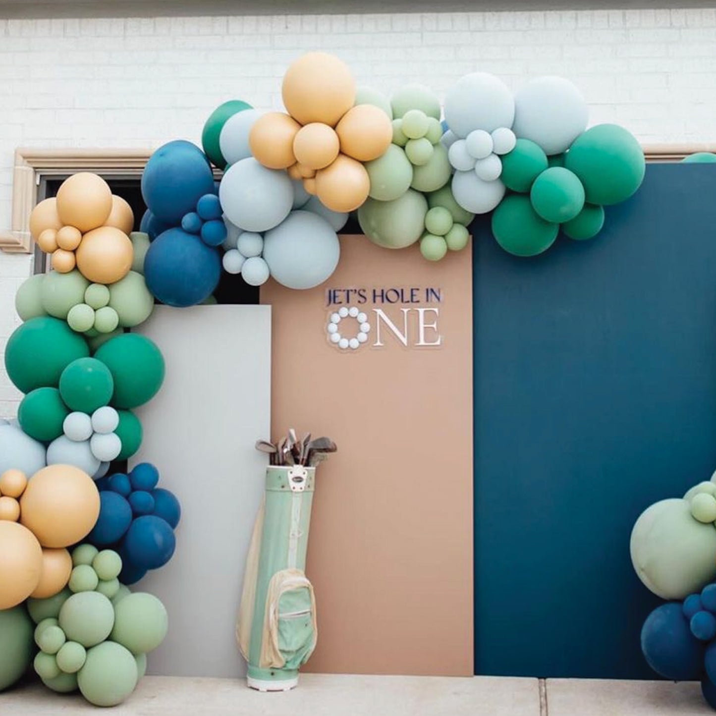Hole In One Backdrop Sign