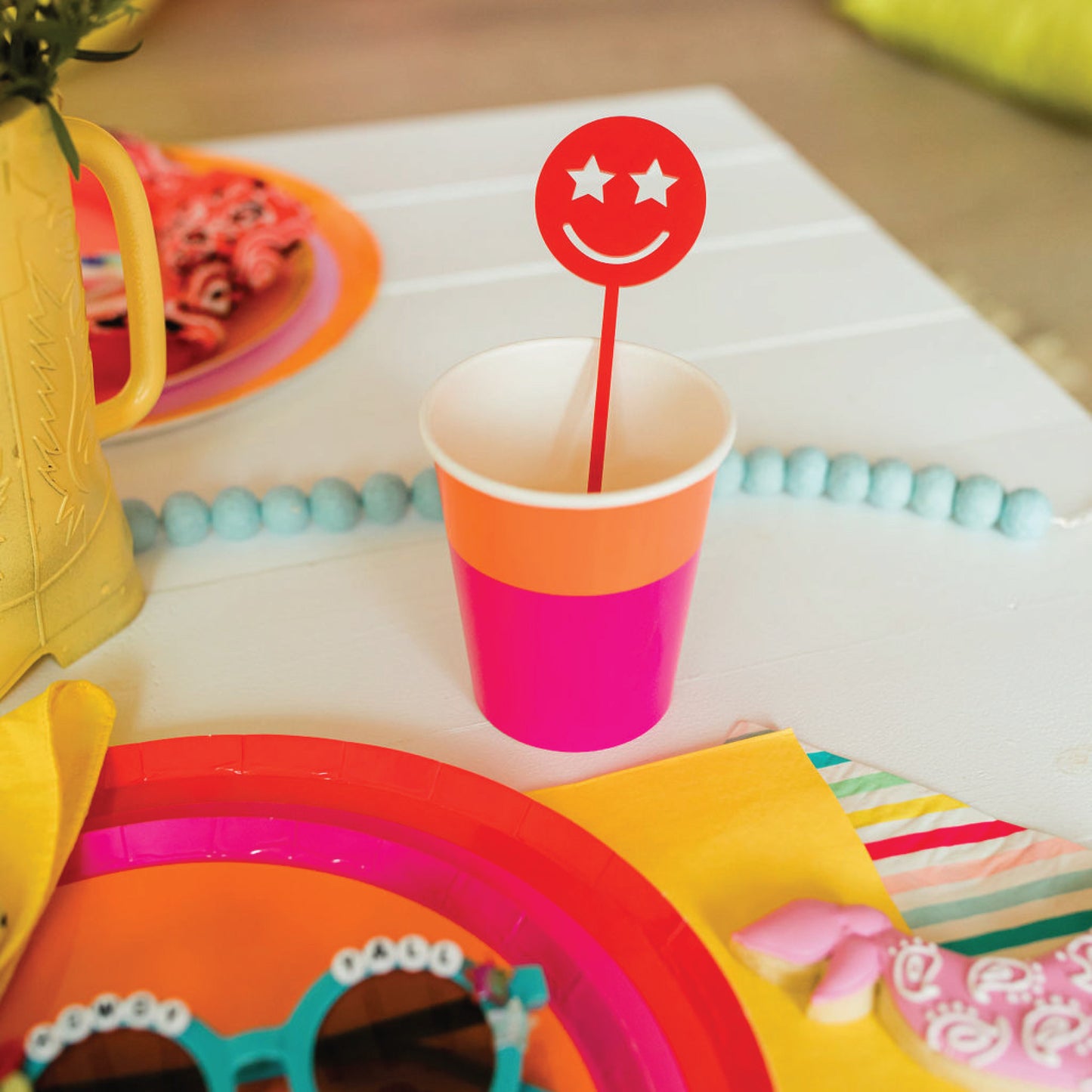Smiley Face Drink Stirrer