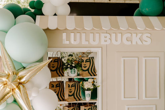 Lulu's Starbucks Themed Birthday Party