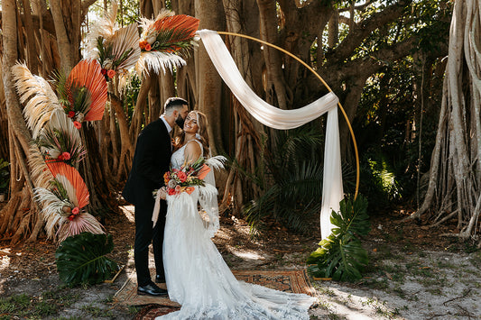 Florida Tropical Wedding Styled Shoot