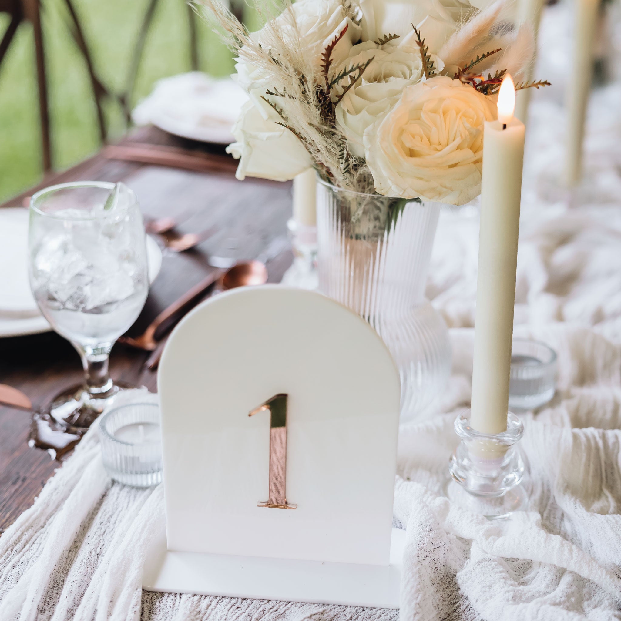 Acrycli Table Numbers Double Layer Acrylic Table Numbers – kulgra