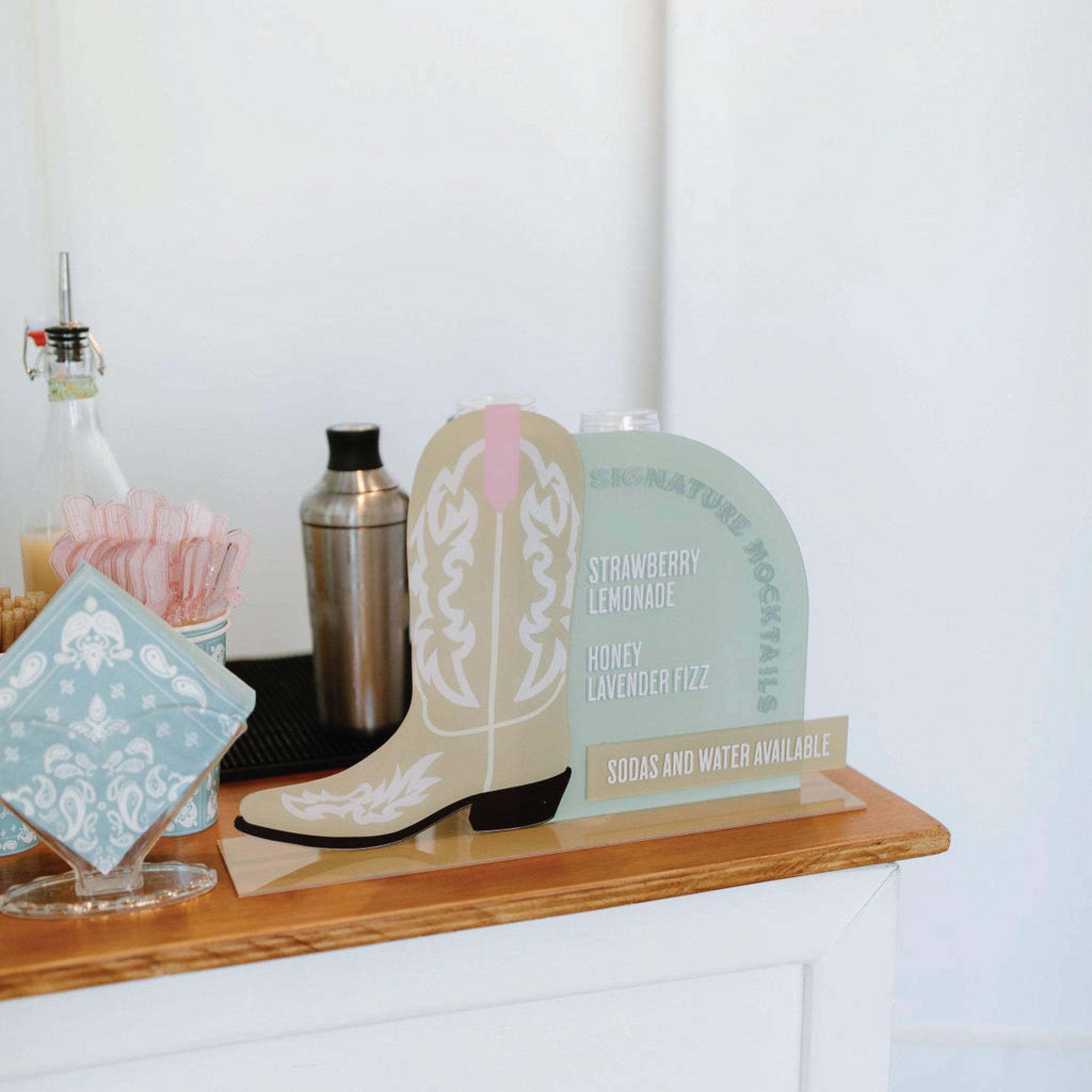 Cowboy Boot Bar Sign – kulgra