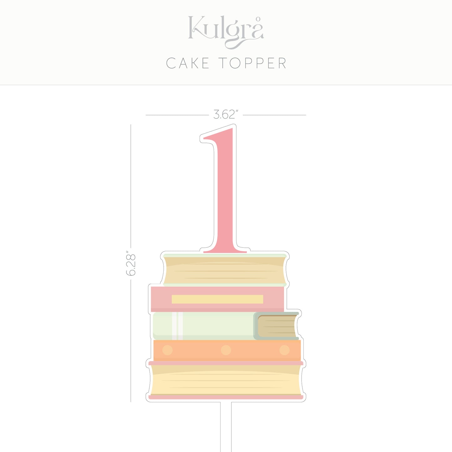 First Chapter Cake Topper